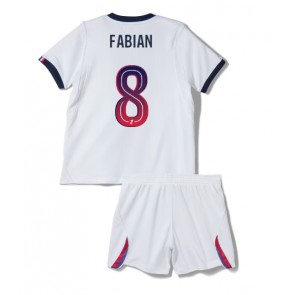 Paris Saint-Germain Fabian Ruiz #8 Udebanetrøje Børn 2026-27 Kortærmet (+ Korte bukser)